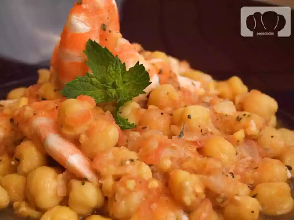 Ensalada de garbanzos con langostinos - foto 7