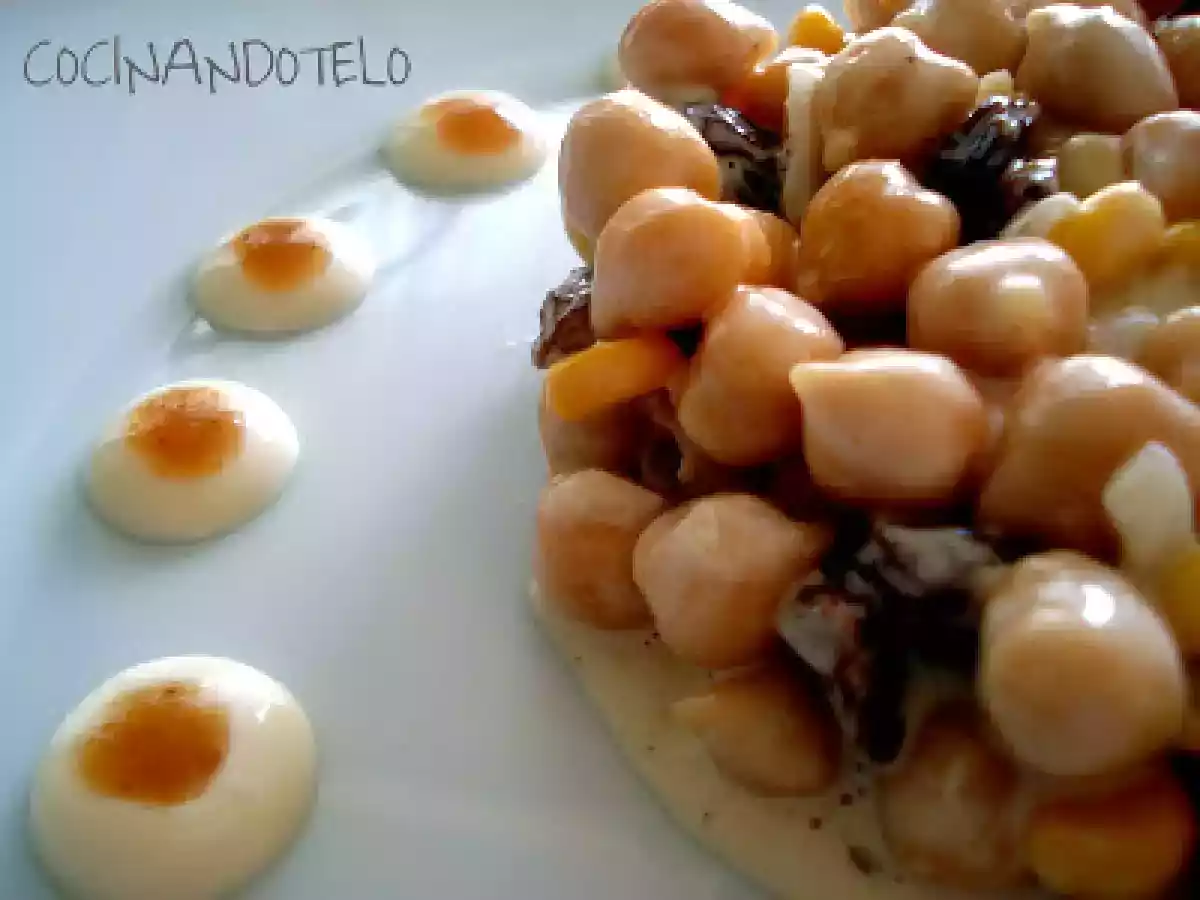 ENSALADA DE GARBANZOS CON MAYONESA Y CHUTNEY DE MANGO - foto 2