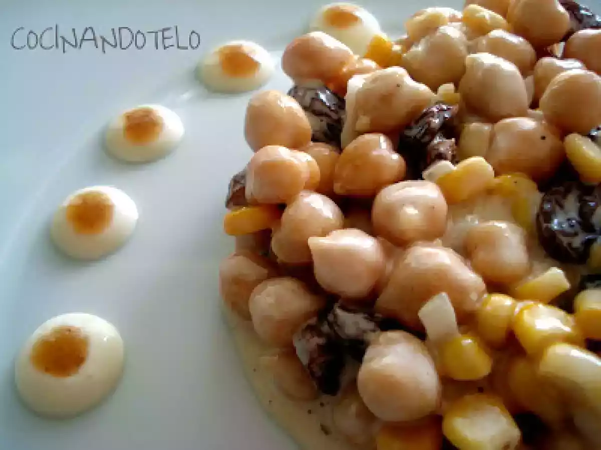 ENSALADA DE GARBANZOS CON MAYONESA Y CHUTNEY DE MANGO - foto 3