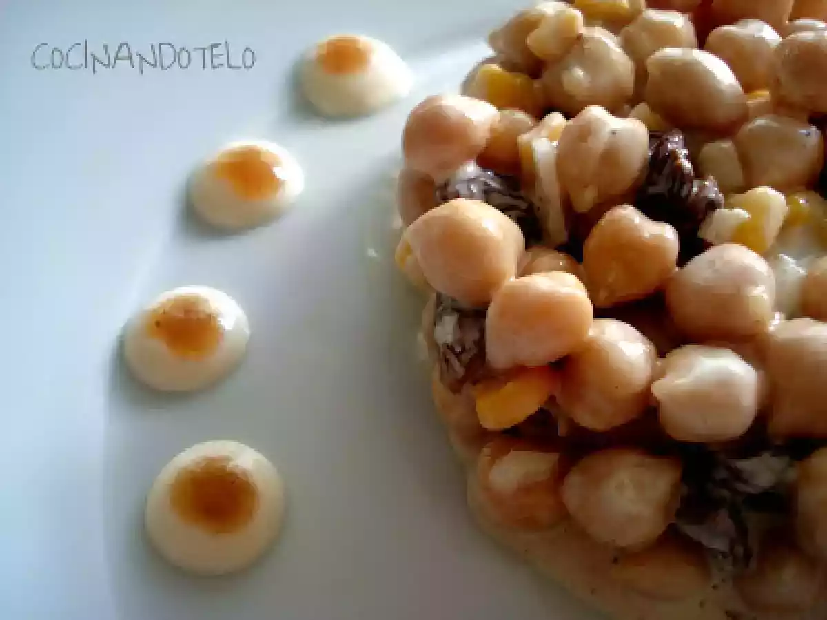 ENSALADA DE GARBANZOS CON MAYONESA Y CHUTNEY DE MANGO - foto 4