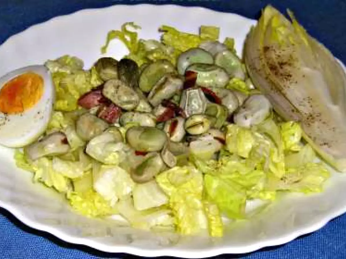 Ensalada de Habitas con Vinagreta de Miel