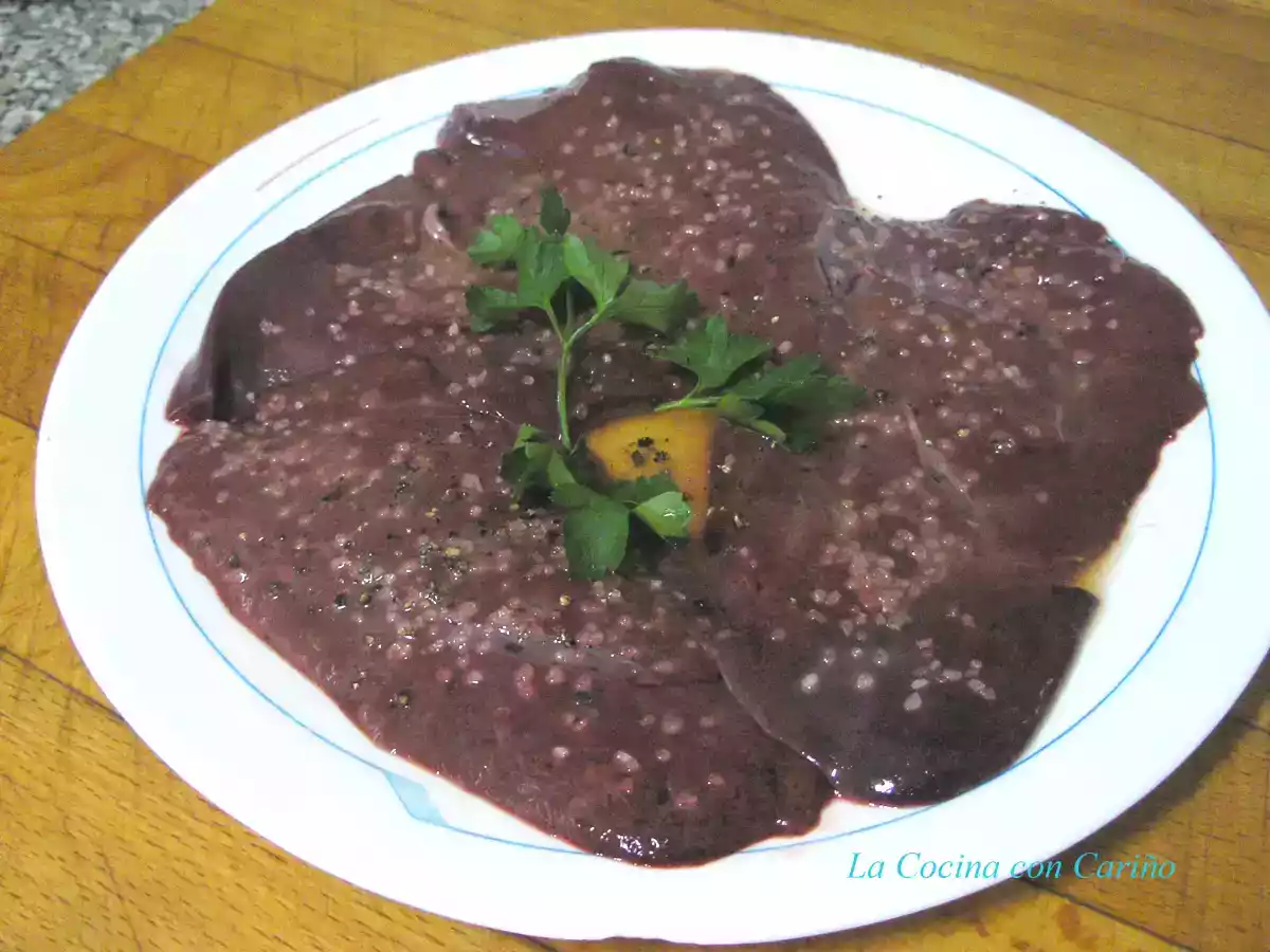 Ensalada de hígado de cerdo - foto 2