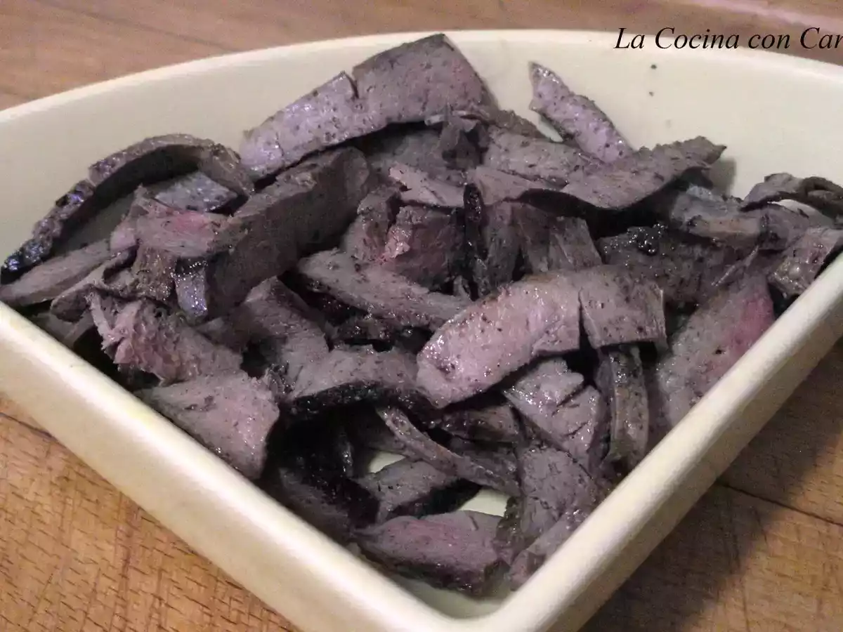 Ensalada de hígado de cerdo - foto 3