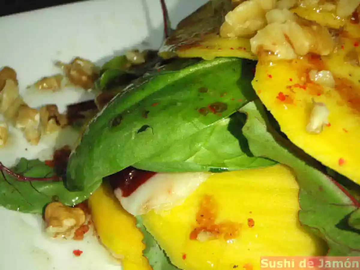 Ensalada de Jamón de Pato y Mango