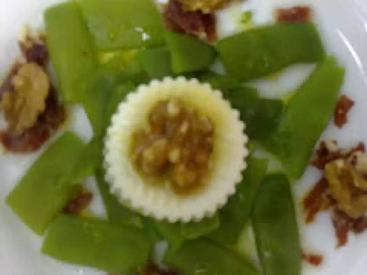 ENSALADA DE JUDÍAS VERDES CON VINAGRETA DE MIEL.