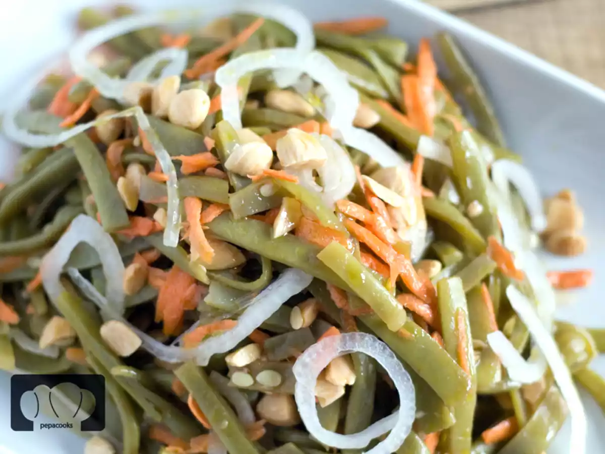 Ensalada de judías verdes y almendras - foto 2