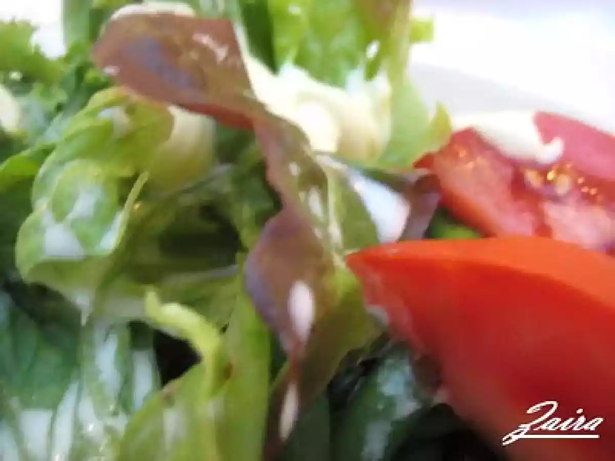 Ensalada de judías verdes y pepino con salsa de yogur - foto 2