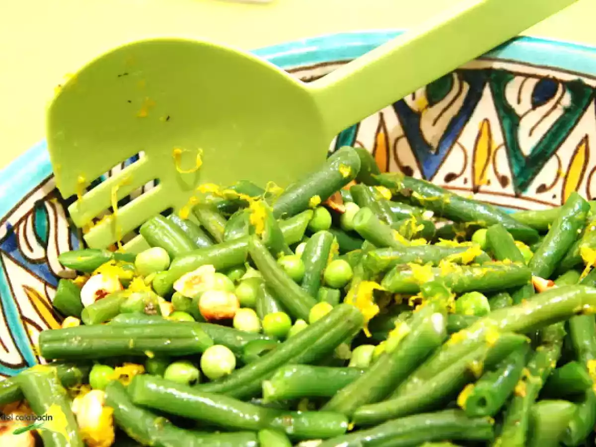 Ensalada de judías y avellanas - foto 2