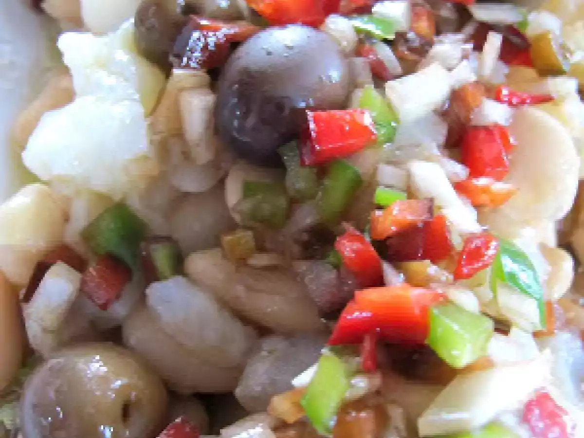 ENSALADA DE JUDIONES CON BACALAO - foto 2