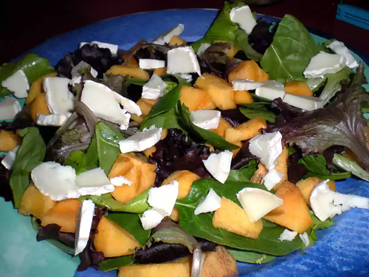 Ensalada de kakis y queso - foto 4