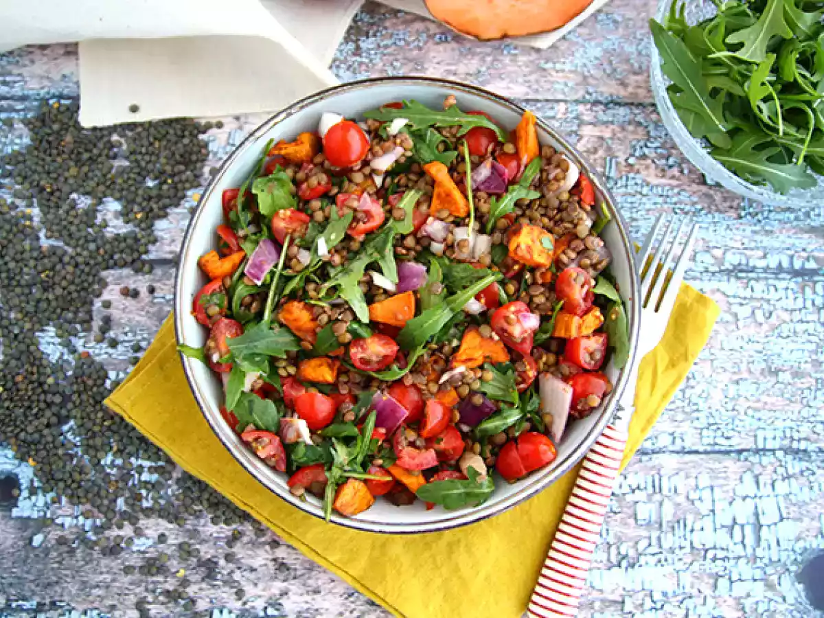 Ensalada de lentejas y batata - foto 2