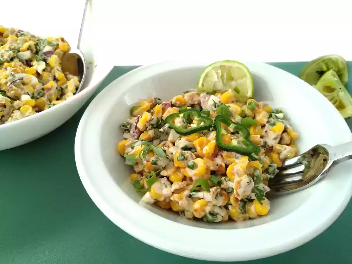 Ensalada de maíz {receta mexicana} - foto 2