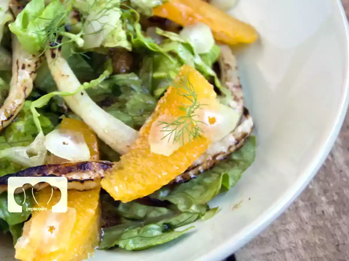 Ensalada de naranja con hinojo