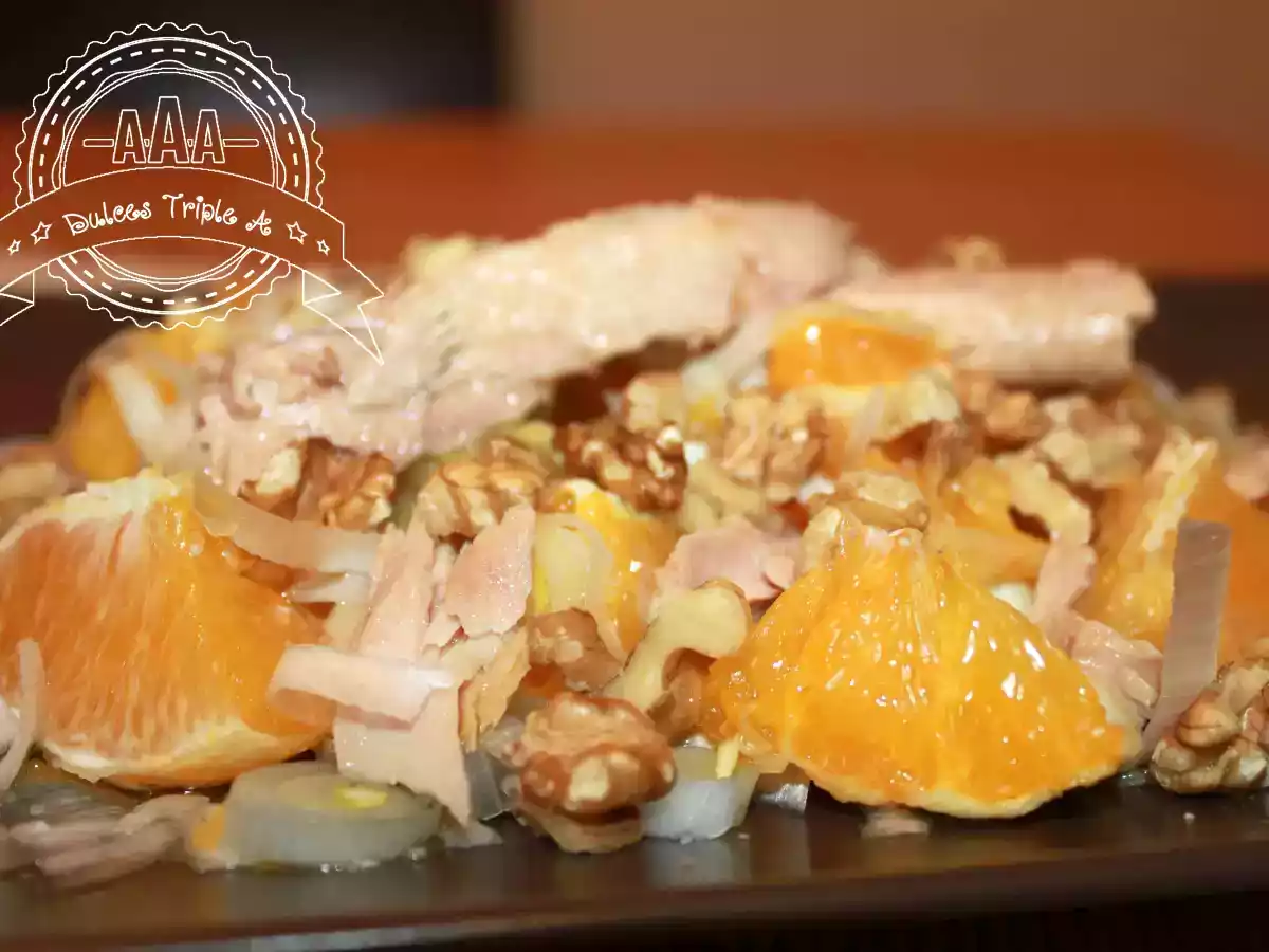Ensalada de Naranja con Nueces