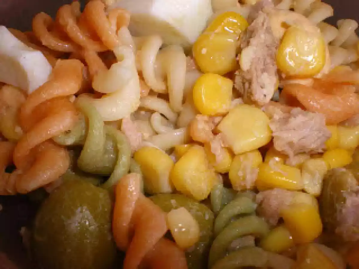 ENSALADA DE PASTA A LA VINAGRETA