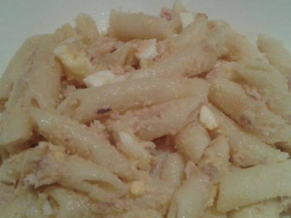 Ensalada de Pasta, Atún y Huevo