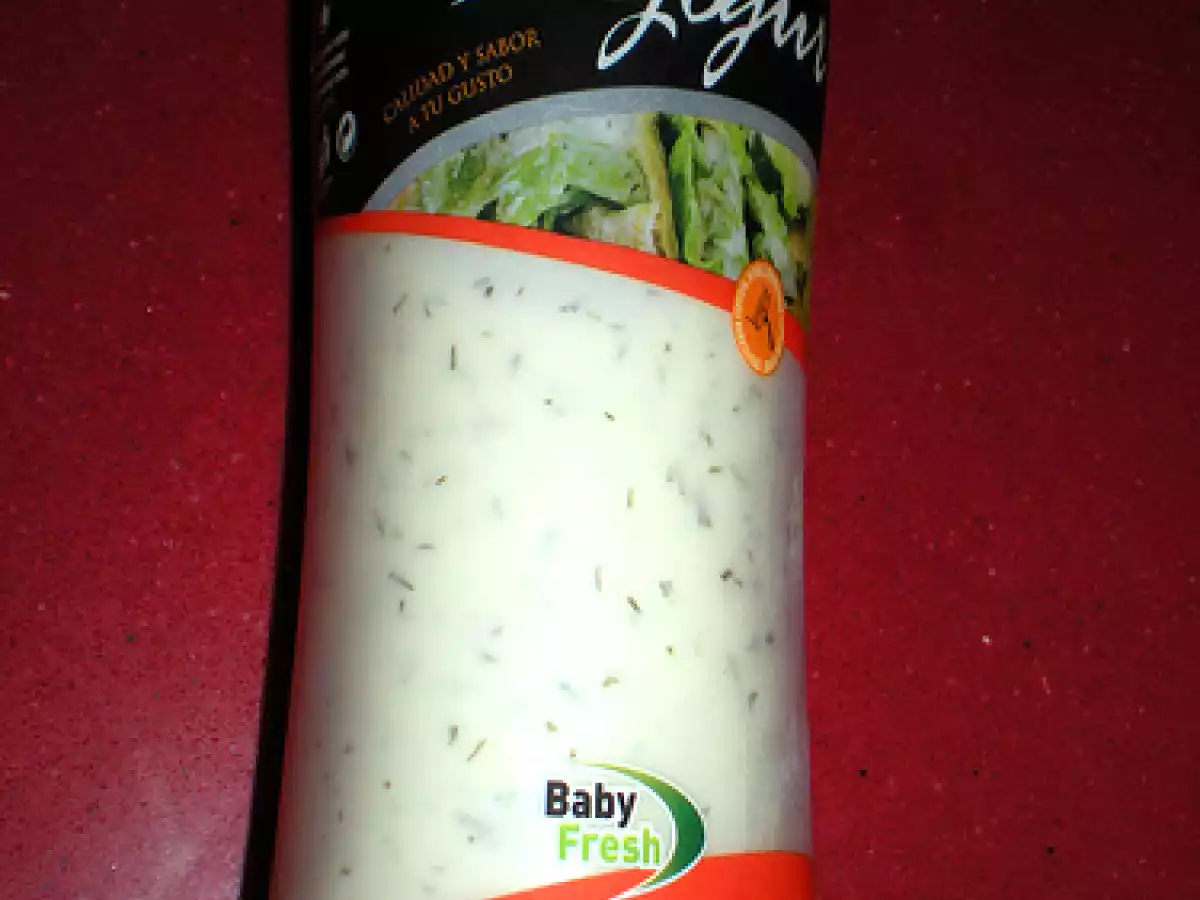 Ensalada de pasta con salsa de yogur. Paso a paso - foto 3