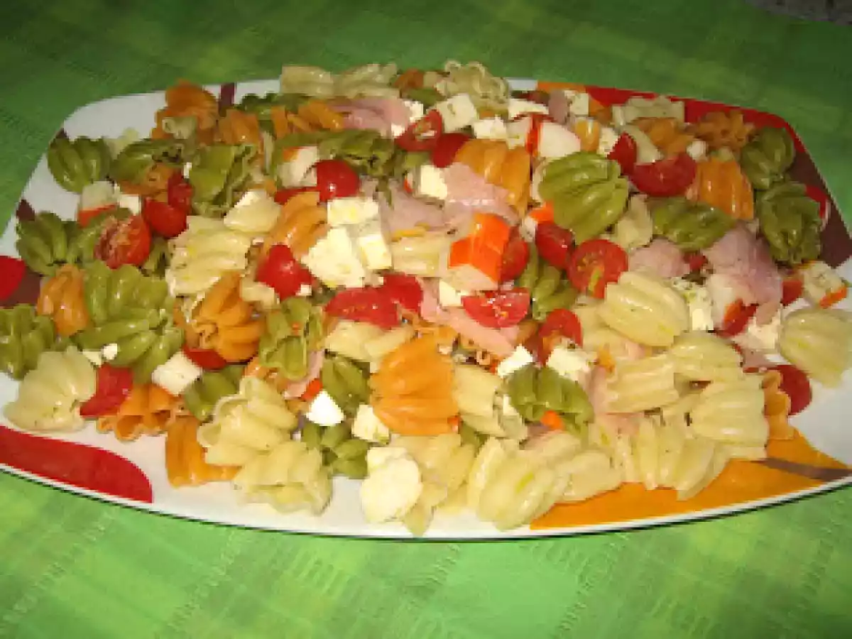 ENSALADA DE PASTA (CON TULIPANES)