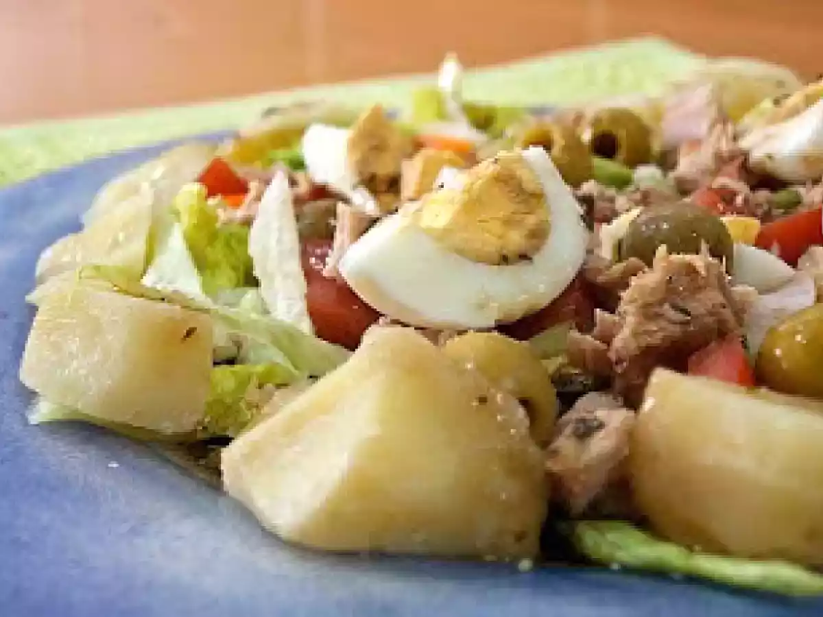 Ensalada de Patata en Dos Versiones