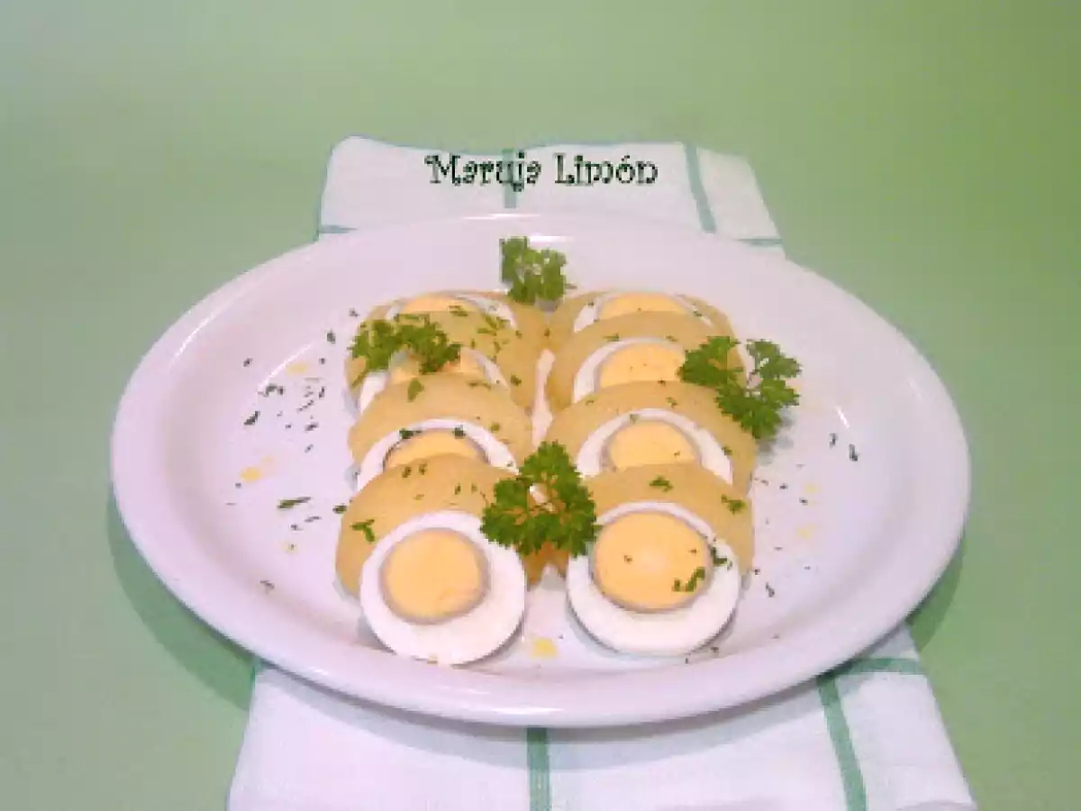 Ensalada de patata y huevo duro