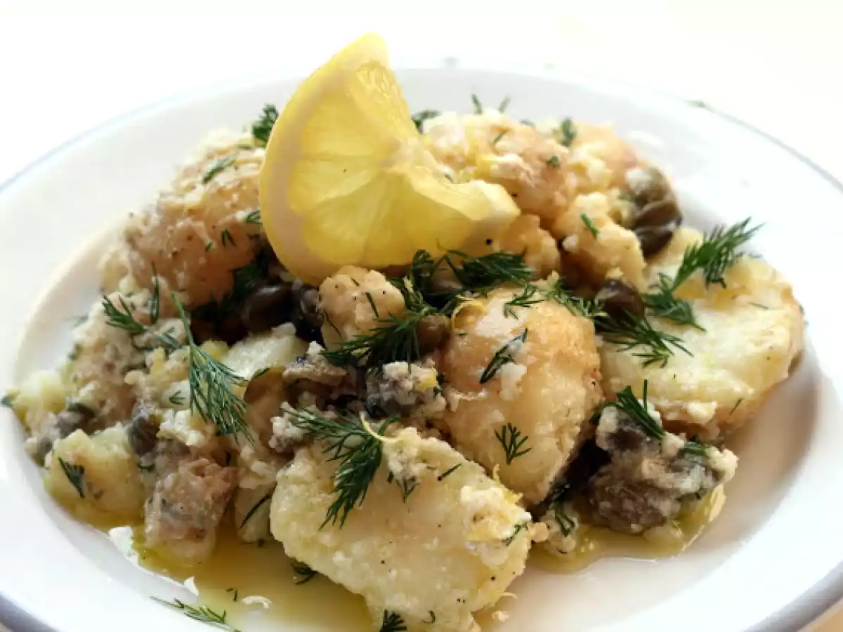 Ensalada de patatas noruega