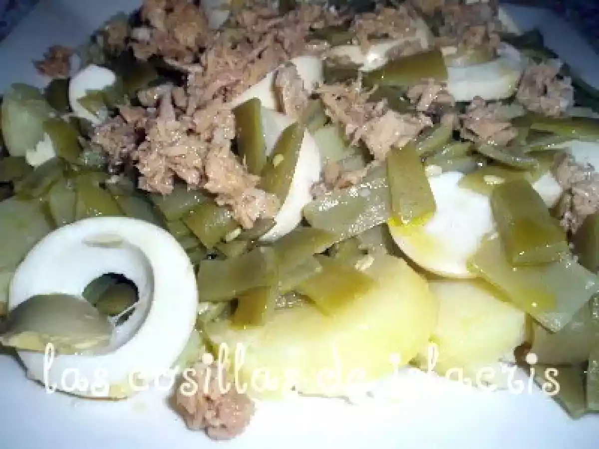 Ensalada de patatas templada en FUSSIONCOOK