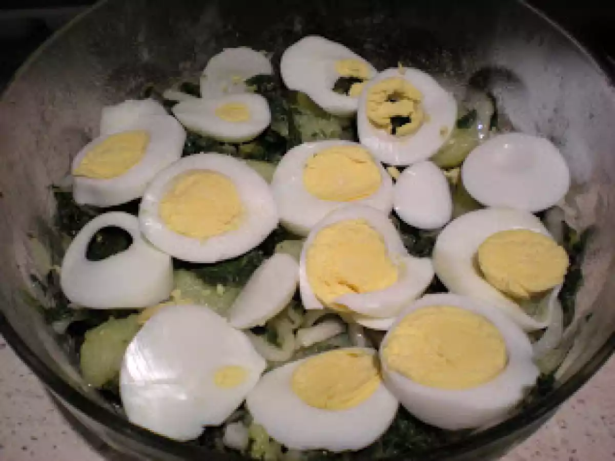 Ensalada de patatas y acelgas