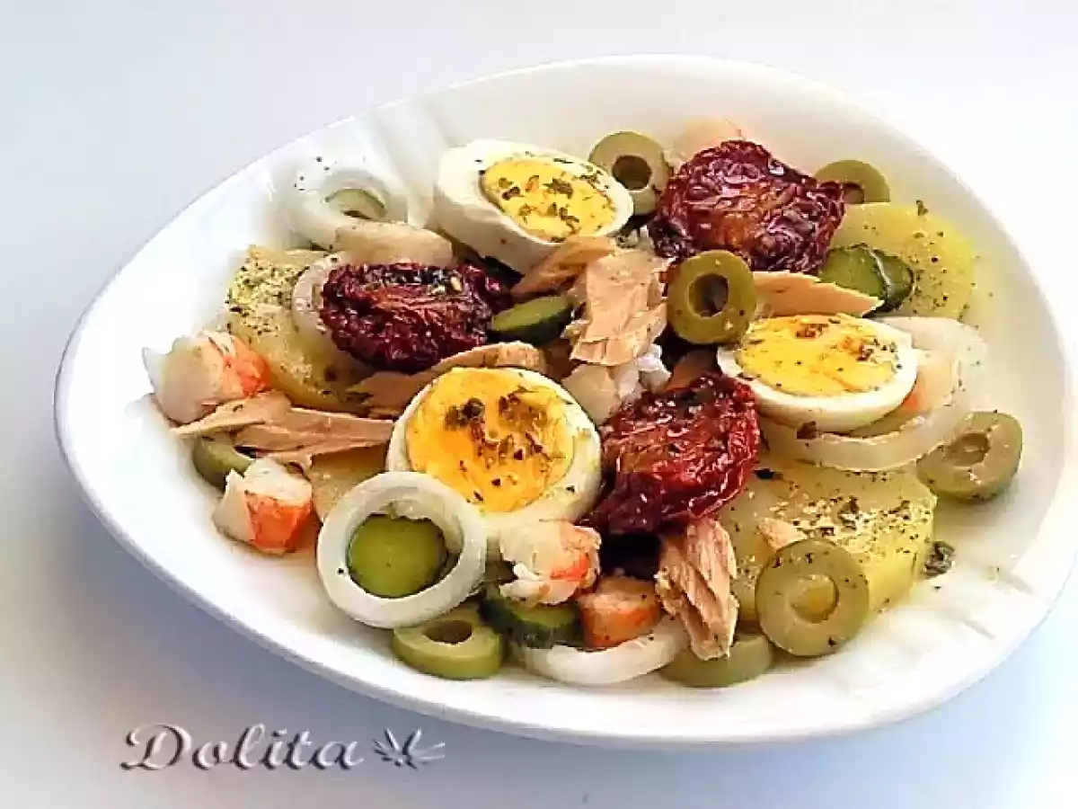 Ensalada de patatas y huevo - foto 2