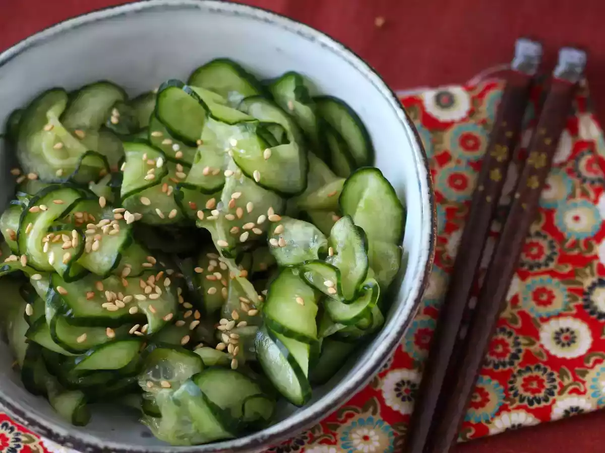 Ensalada de pepino al estilo japonés - foto 2