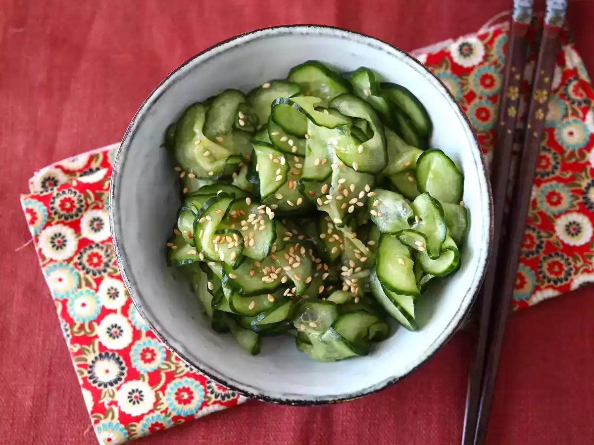 Ensalada de pepino al estilo japonés - foto 3