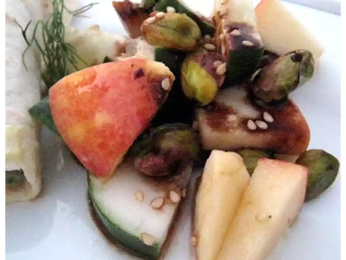 Ensalada de pepino y manzana