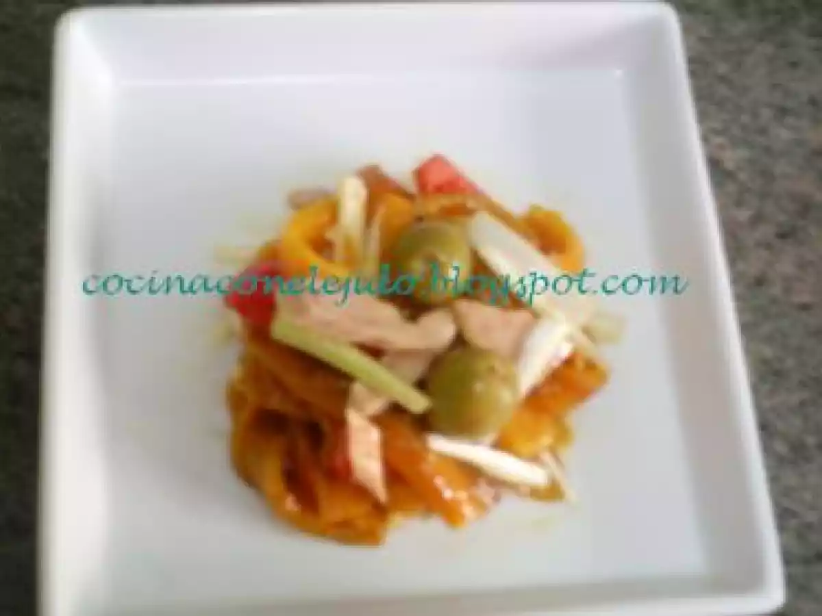ENSALADA DE PIMIENTOS AMARILLOS - foto 2