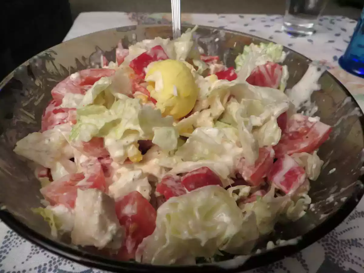 ENSALADA DE POLLO ASADO