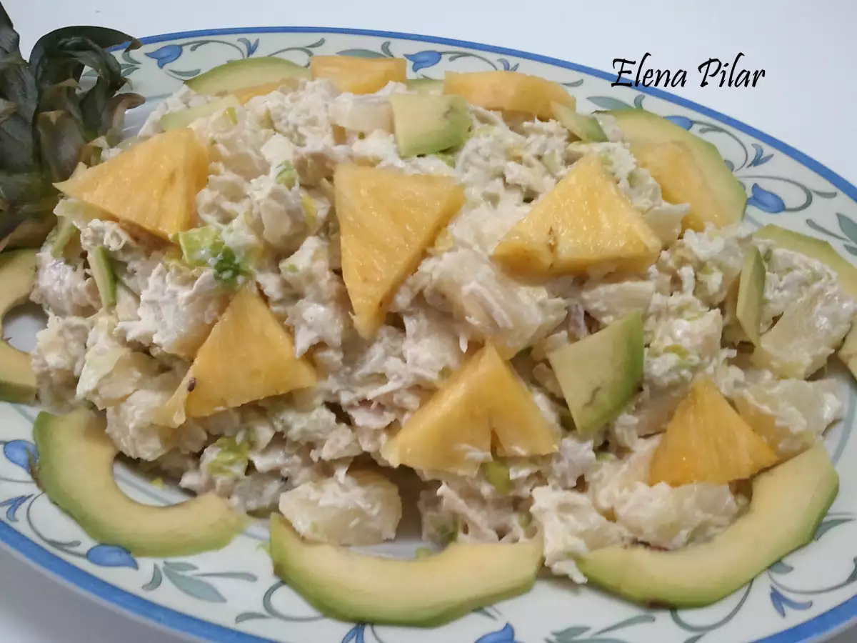 Ensalada de Pollo con Piña y Manzana - foto 2
