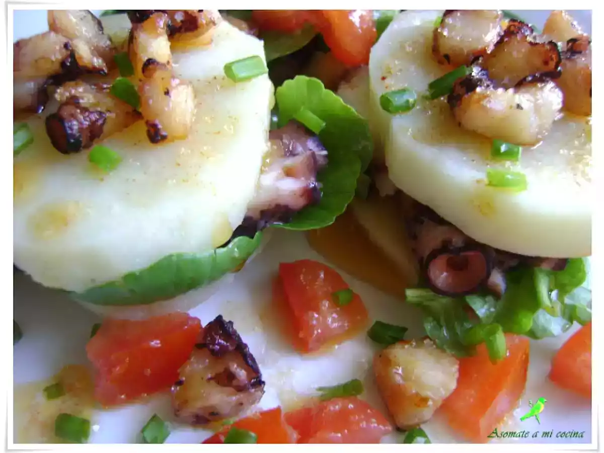 Ensalada de pulpo con pimentón - foto 2