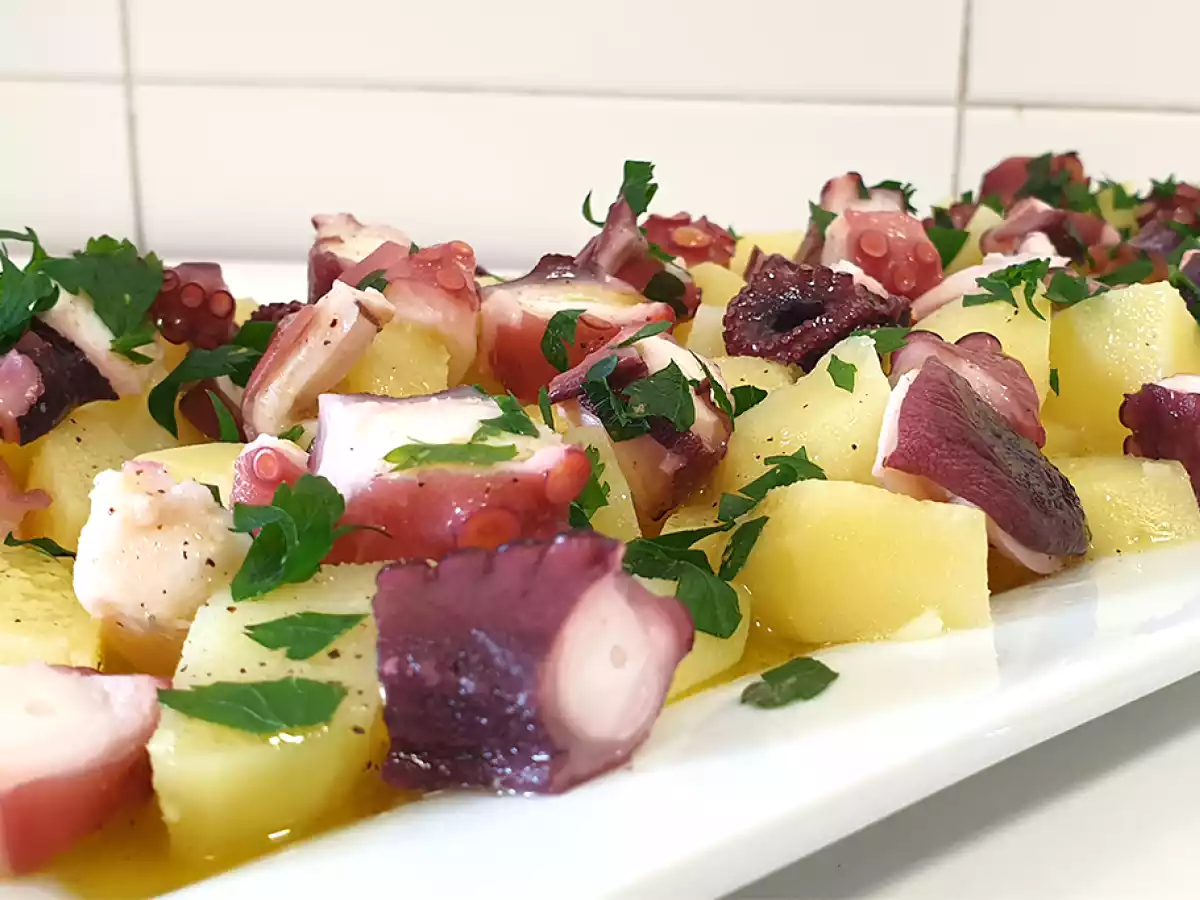 Ensalada de pulpo y patata