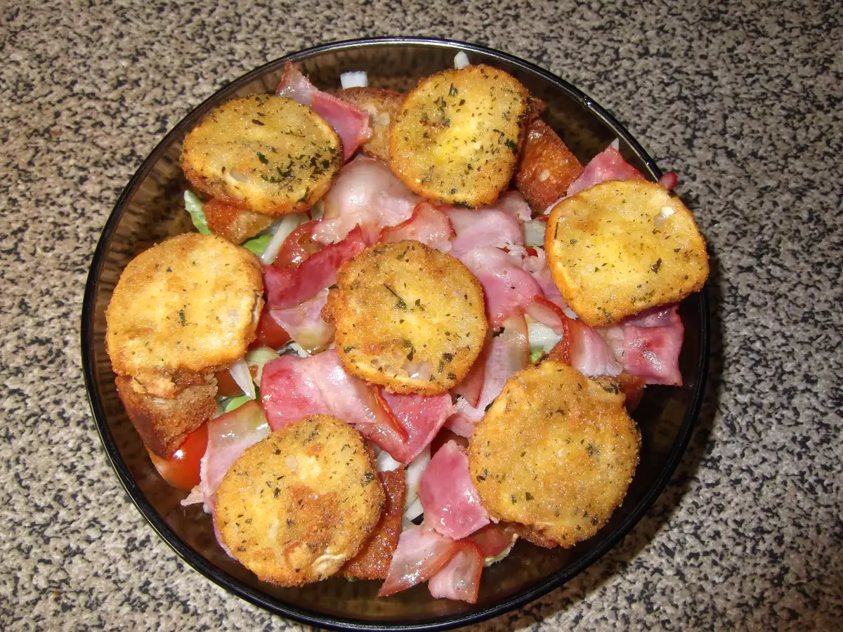 ENSALADA DE QUESO FRITO