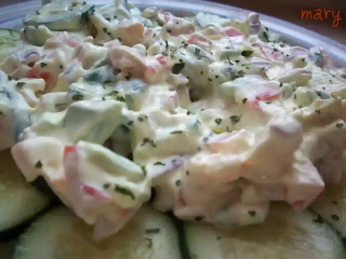 Ensalada de queso y pepino - foto 3