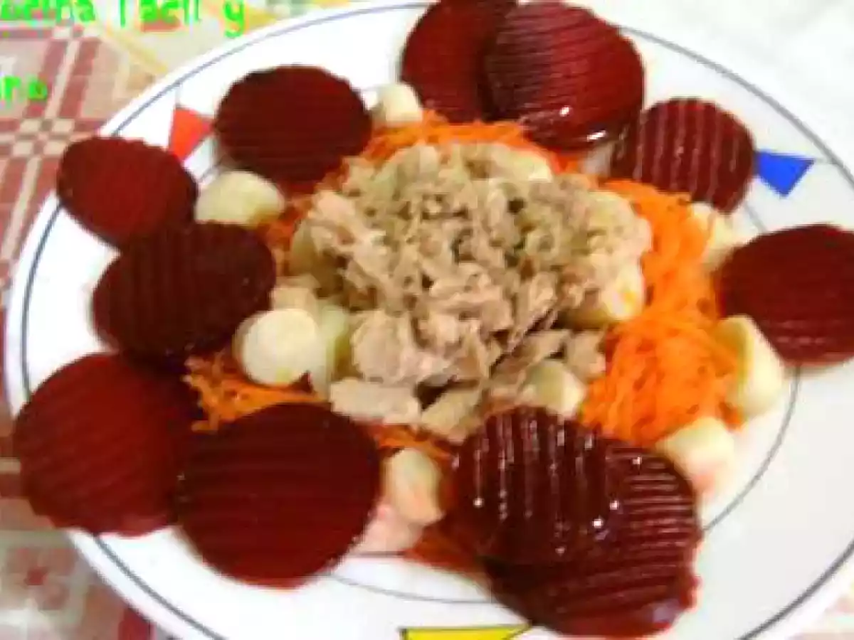 ENSALADA DE REMOLACHA Y ZANAHORIA