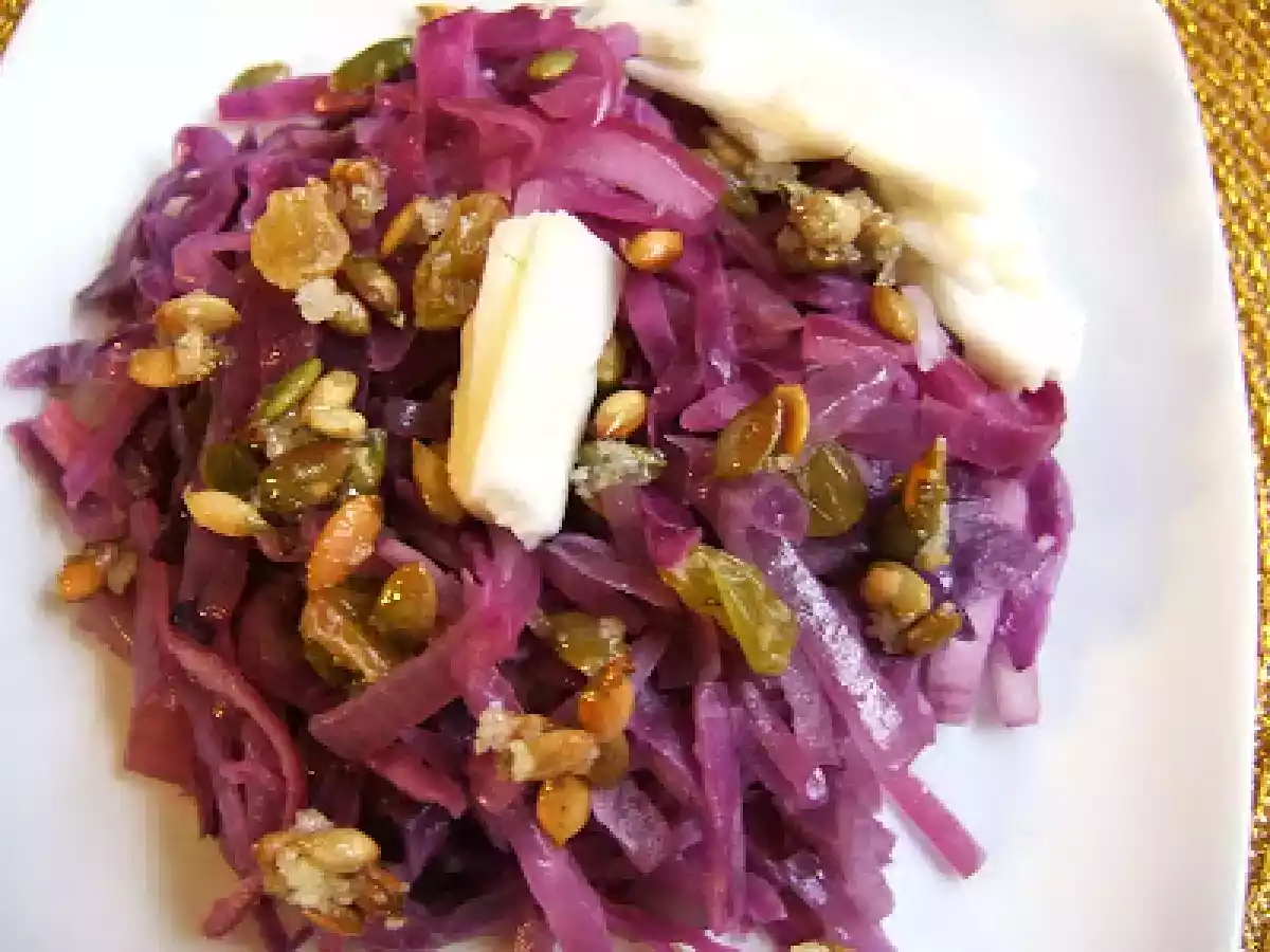 Ensalada de repollo y cebolla morada - foto 2