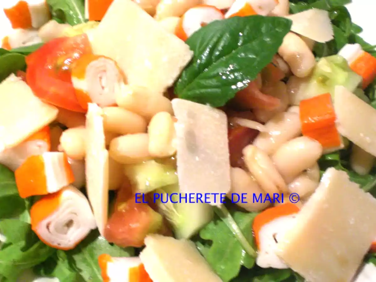 Ensalada de rucula y legumbres - foto 2