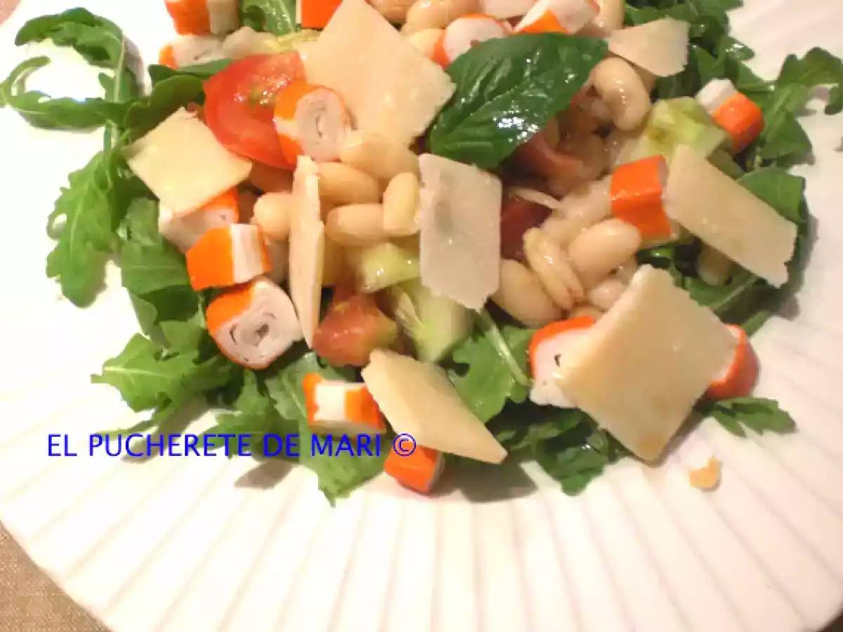 Ensalada de rucula y legumbres - foto 5