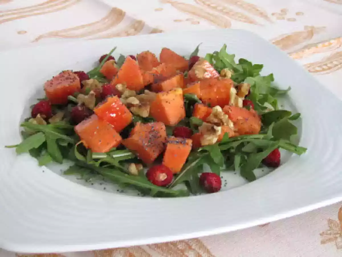 Ensalada de Rúcula y Papaya