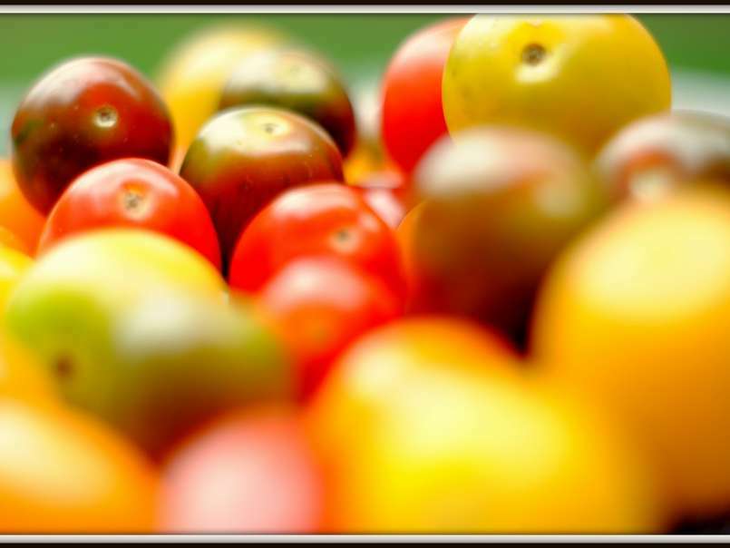 Ensalada de tomate cherry e higos. - foto 2