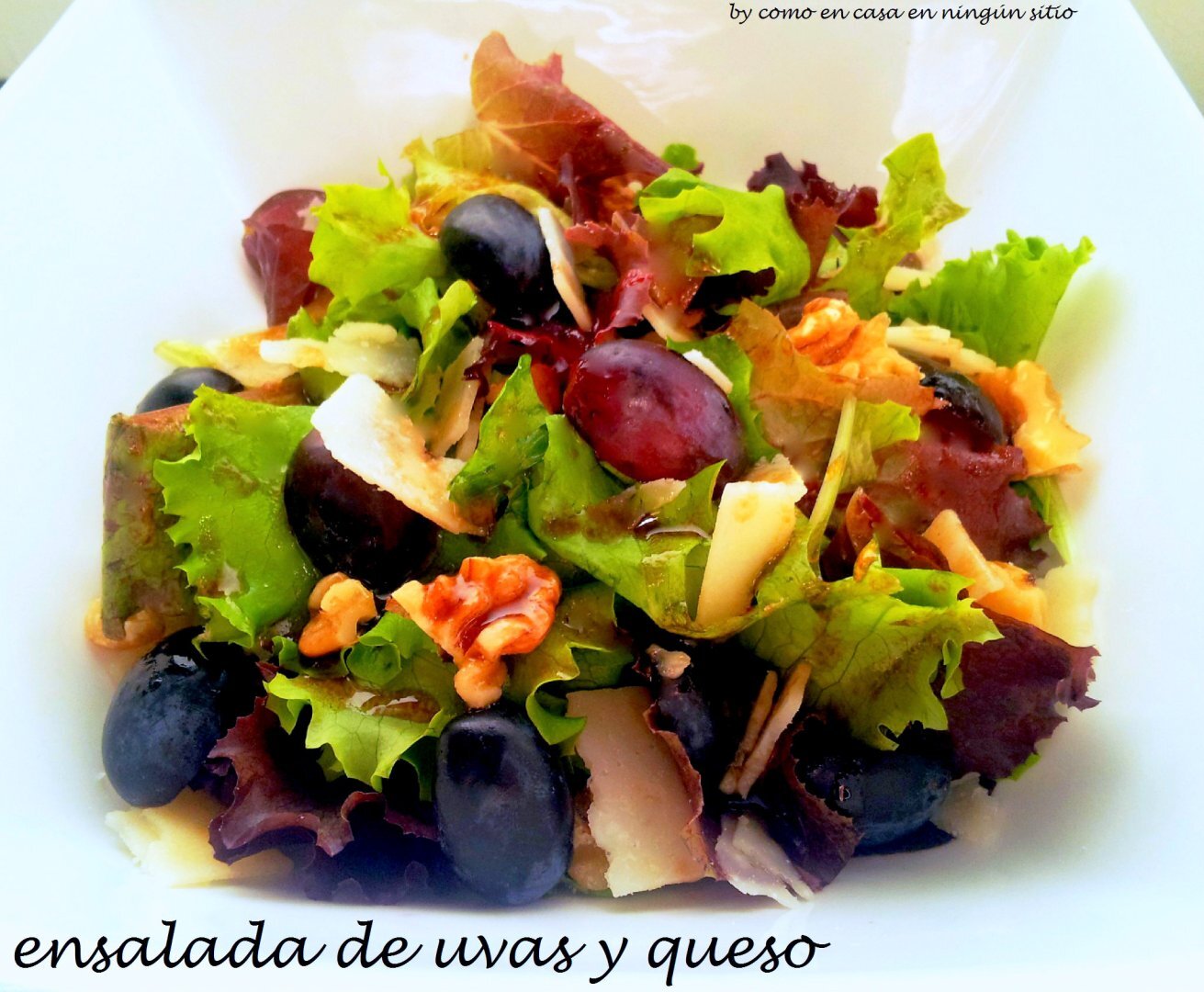 Ensalada de uvas y queso Receta Petitchef