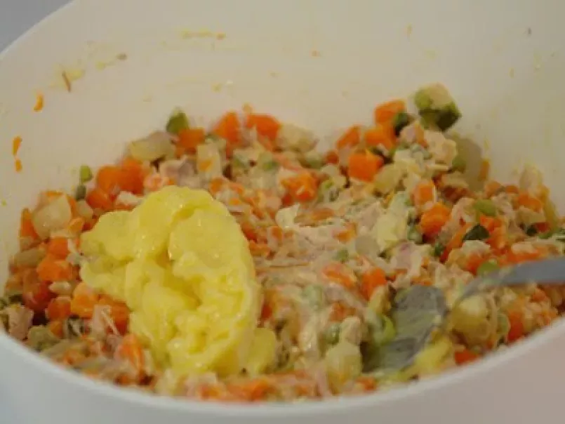 Ensalada de verduras, pollo y mayonesa - foto 4