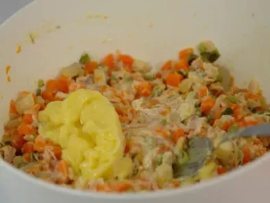 Ensalada de verduras, pollo y mayonesa - foto 4