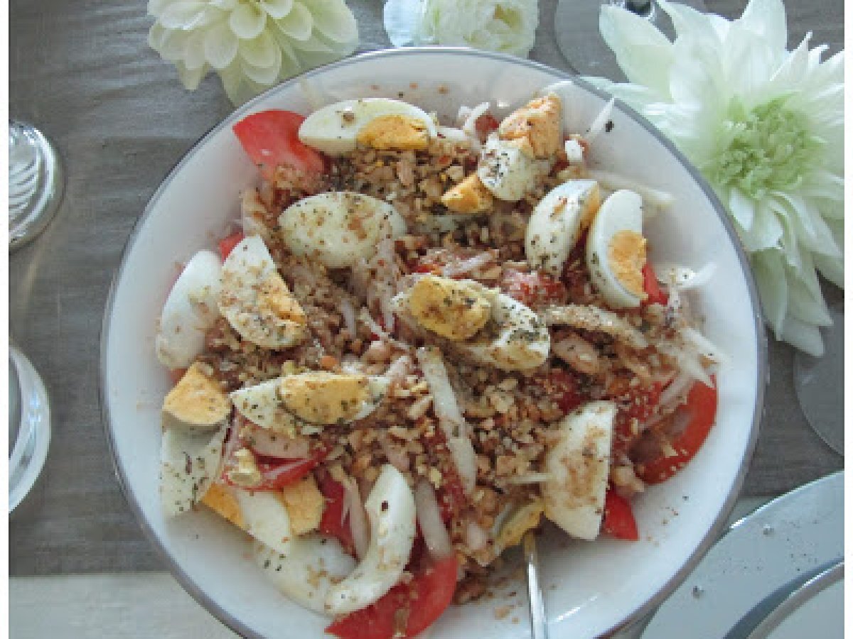 Ensalada egipcia con dukkah Receta Petitchef