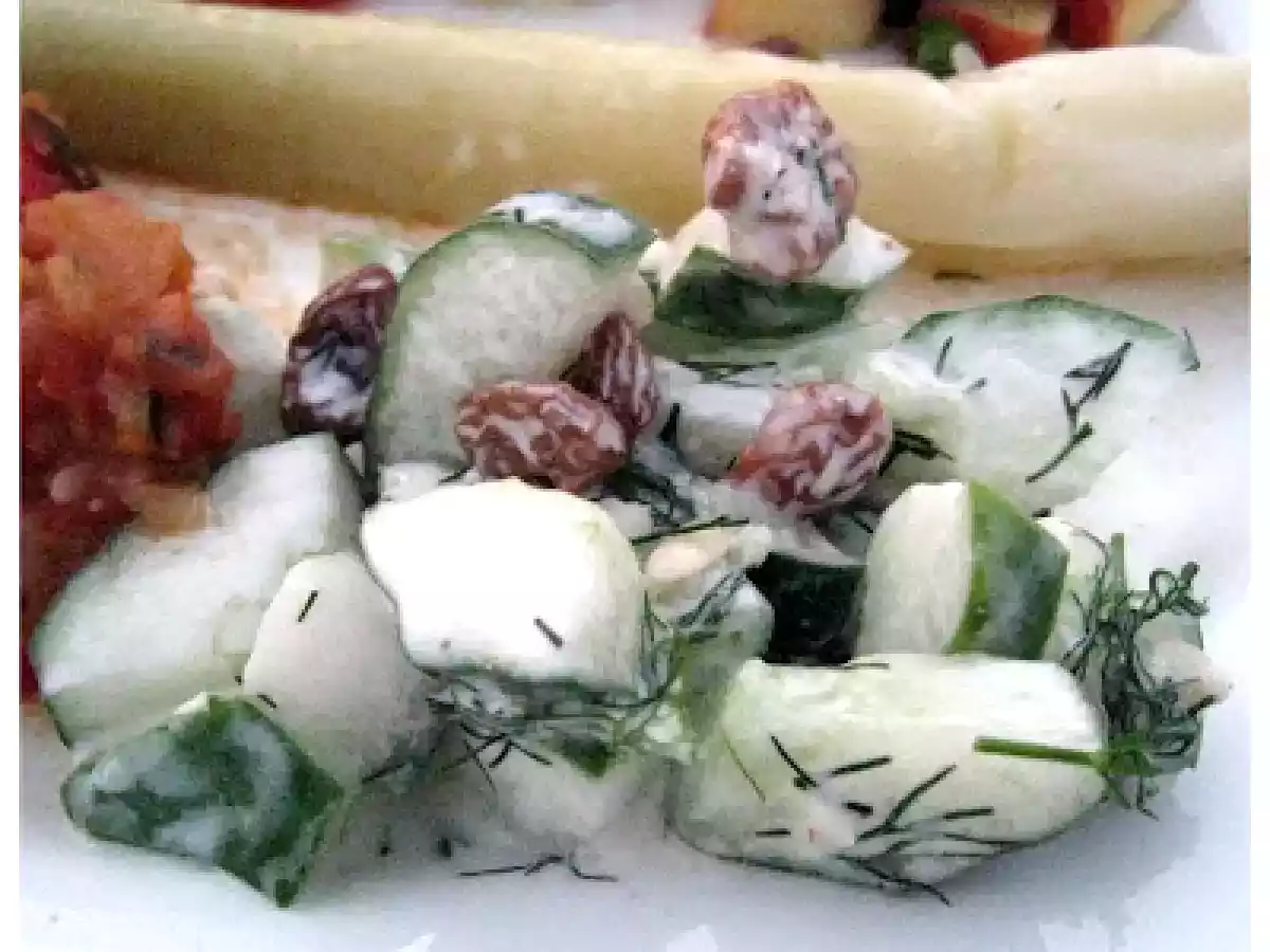 Ensalada griega de pepino