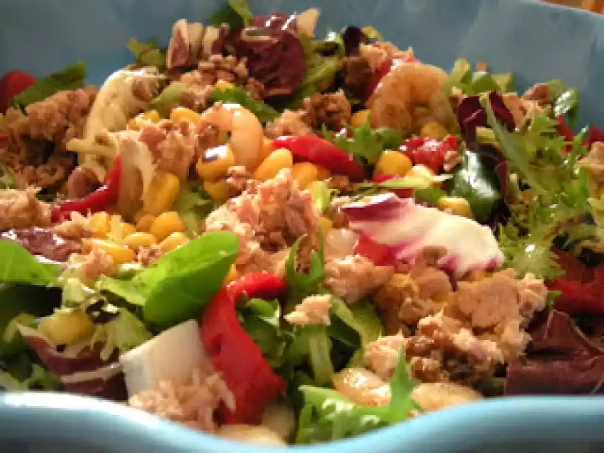 Ensalada mar y tierra